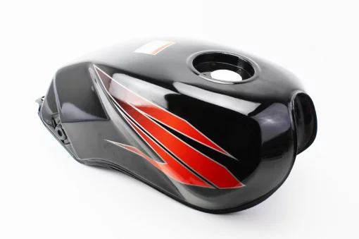 Бак топливный, чёрный (под круглую крышку бака, под кран топл. на болты, под датчик топл.), Viper-125-150J, YQ-321405