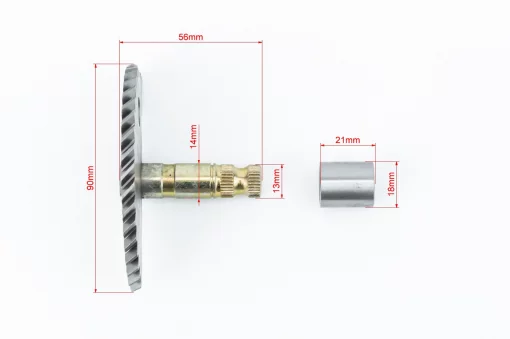 Полумесяц кикстартера 56мм с втулкой+пружина, 50-100сс 4Т, YQ-309119