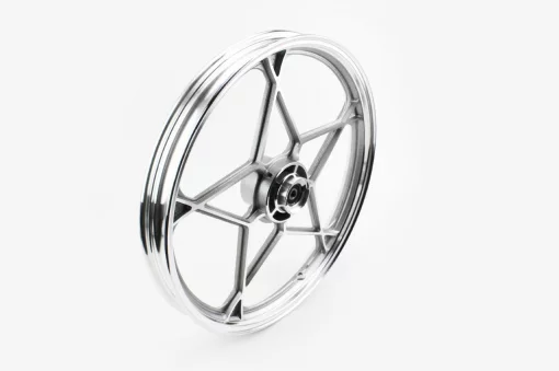 Диск колісний передній литий "під диск" 18x1,6 Viper-125J, сірий (вісь 12мм), ЗЧ-МОТО, YQ-321664