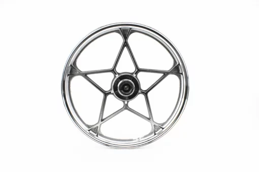 Диск колісний передній литий "під диск" 18x1,6 Viper-125J, сірий (вісь 12мм), ЗЧ-МОТО, YQ-321664