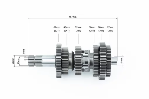 Loncin LX200GY-3 Коробка передач (два вала с шестернями), LONCIN, YQ-507215