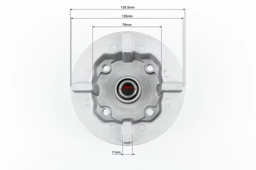 Панель демпферная с подшипником в сборе, высота посадки звезды-47мм (серый металл), Viper-125-150J, YQ-356283