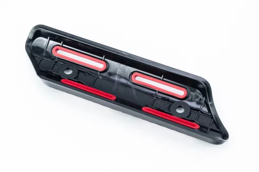 Защита колена глушителя универсальная, чёрно-красная, ЗЧ-МОТО, YQ-351811