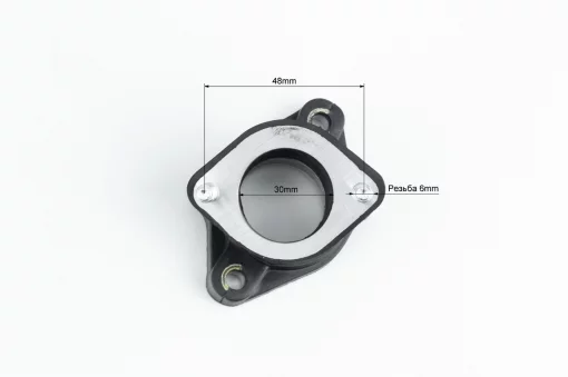 Shineray XY250GY-6B Патрубок карбюратора прорезиненный (d-30мм), ЗЧ-МОТО, YQ-351657