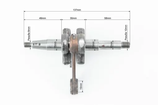 Колінвал 5800, шатун жовтий, Б/П-GoodLuck, YQ-205801