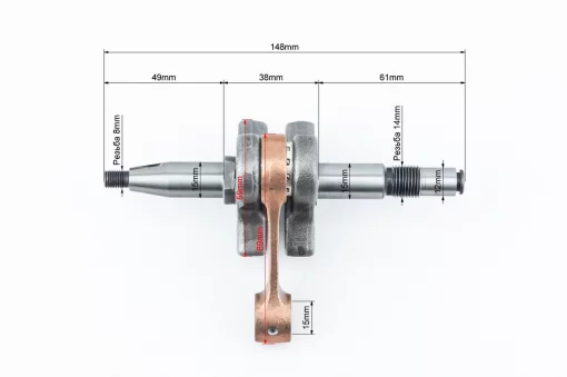 Колінвал 362/365/371/372 Woodman, Б/П-HUSQWARNA, YQ-204197