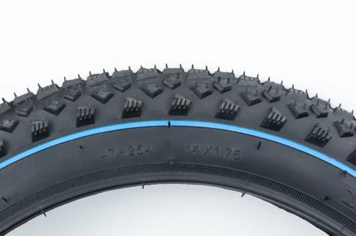 Шина 14"x1,75 (47-254) шипованная с синей полосой ARKOSE 2 SRI-130, ВЕЛОШИНИ, YQ-402766