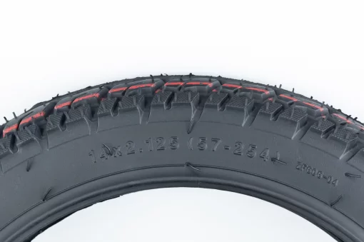 Шина 14"х2,125 (57-254) бескамерная, дорожная E-BIKE 416, ВЕЛОШИНИ, YQ-413167