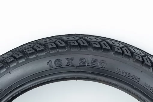Шина 16"x2, 50 безкамерна, шипованa E-BIKE N-968, ВЕЛОШИНИ, YQ-413176