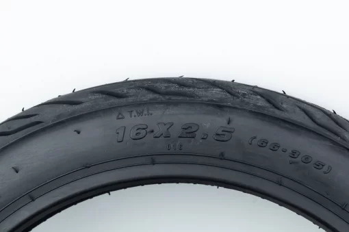 Шина 16"x2,50 (2,50-10) бескамерная, дорожная (антипрокольная) E-BIKE, ВЕЛОШИНИ, YQ-413177