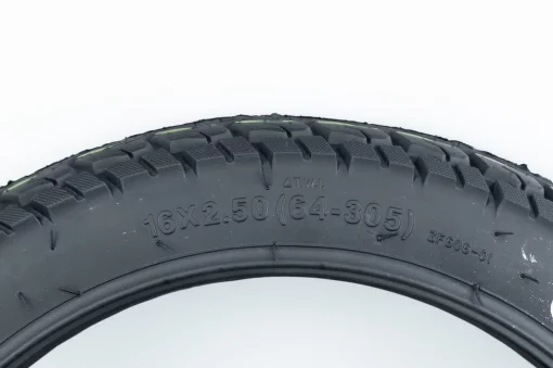 Шина 16"x2,50 (64-305) безкамерна, дорожня E-BIKE 416, ВЕЛОШИНИ, YQ-413170