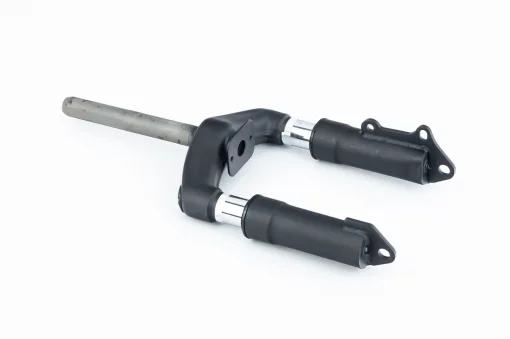 Вилка 10" амортизационная, под Disk-brake, чёрная Т4 (электросамокат), ЗЧ-ЕЛЕКТРО техніка, YQ-410103