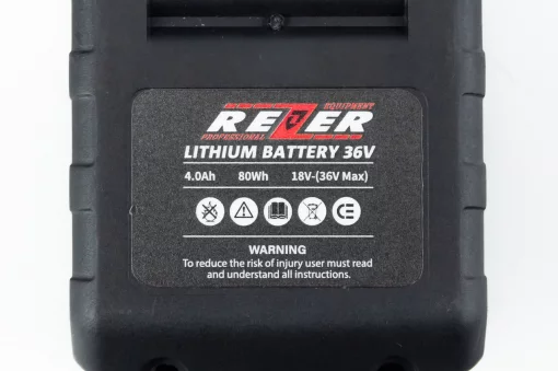 Аккумуляторная пила REZER аккумуляторы 36V 4Ah 2шт Li-ion, шина 12", Електропила, YQ-209204