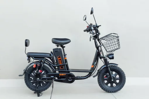 ЭЛЕКТРОВЕЛОСИПЕД 16" 1000W, АКБ Li-ion 60V 30Ah, рама стальная, бесключевой доступ, сигнализация, чёрный Allroad, ЗЧ-ЕЛЕКТРО