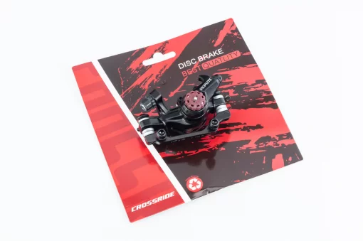 Гальмівний супорт передній (F160/R140мм), чорний DSC-730F, ВЕЛОЗАПЧАСТИНИ, YQ-412535