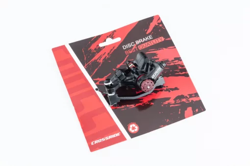 Гальмівний супорт передній (F180мм), чорний DSC-730F, ВЕЛОЗАПЧАСТИНИ, YQ-412533