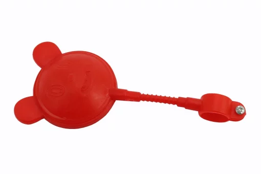 Дзеркало дитяче "панда", червоне, ВЕЛОАКСЕСУАРИ, YQ-409554