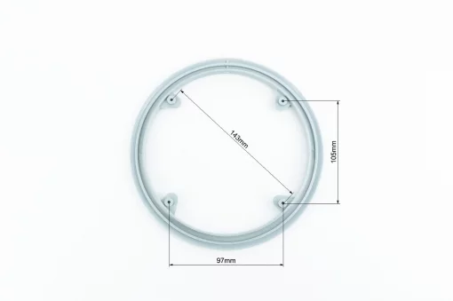 Защита шатуна на 4 отверстий 42Т, пластмассовая, серо-синяя GR 02 (без саморезов), ВЕЛОАКСЕСУАРИ, YQ-409488