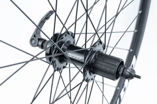 Колесо 26" заднее Disk-brake, обод "капля" и втулка Neco (MS37R) 14Gx36H алюминиевые, под кассету 8-9зв, крепл. эксцентрик,