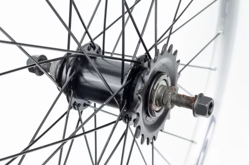 Колесо 26" заднє, обід "крапля" алюмінієвий, втулка ХВЗ черв'якова 14Gх36H, кріпл. гайка, "GRAVITY", ВЕЛОКОЛЕСА, YQ-412186