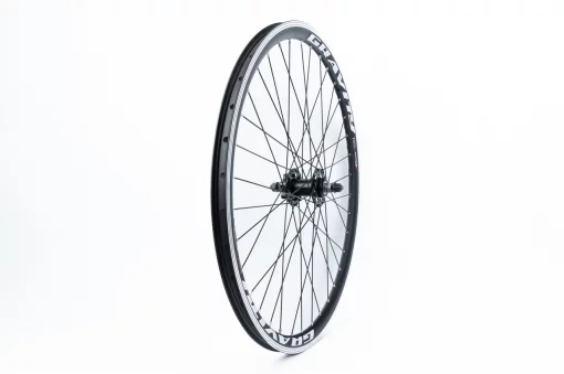 Колесо 26" переднее Disk-brake, обод алюминиевый, втулка 14Gx36H, крепл. гайка, "GRAVITY" (возм. царапины), ВЕЛОКОЛЕСА, YQ-403161