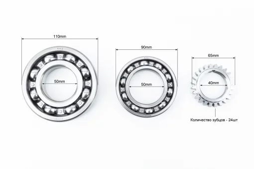 Коленвал R180NM+подшипники+шестерня Тип 1, D175/180N, YQ-603353