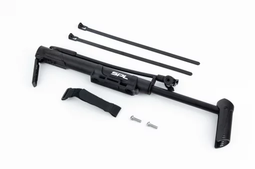 Насос ручной "напольный" пластмассовый, с Т-ручкой, под штуцера Schrader&amp;Presta, чёрный SPM-64, ВЕЛОІНСТРУМЕНТ, YQ-407267