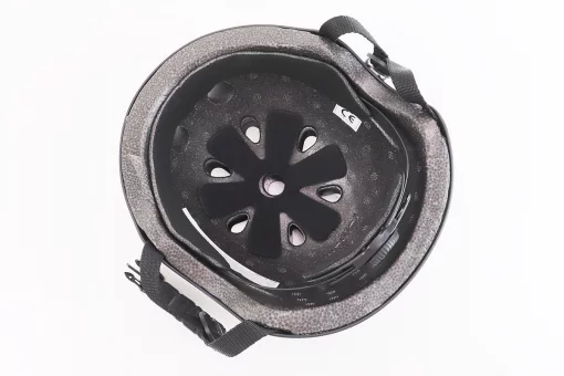 Шолом велосипедний підлітковий BMX M (54-57см), 11 вер. отворів, чорний матовий), ВЕЛОЕКІПІРУВАННЯ, YQ-408239