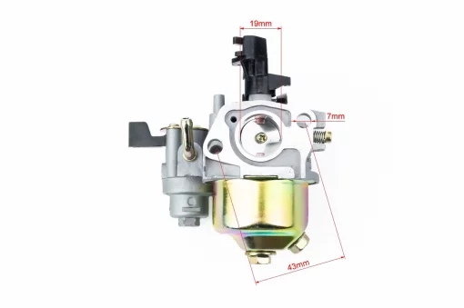 Карбюратор 168F/170F с краном и отстойником, D168F, YQ-601739