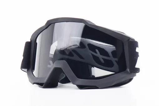 Очки кроссовые/эндуро/АТV, черные (затемненное стекло), FIX-207439