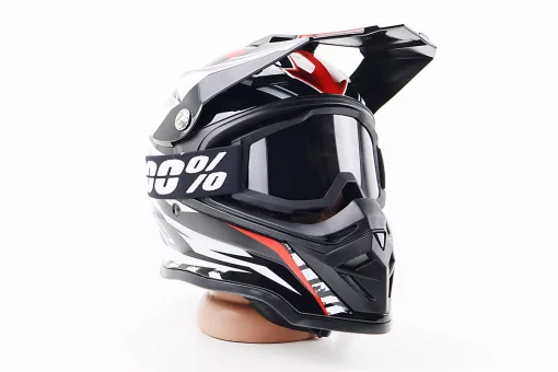 Очки кроссовые/эндуро/АТV, черные (затемненное стекло), FIX-207439