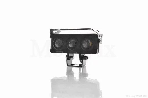 Фари додаткові (пара) діодні, балки, 100*40, по 3 діоди, біле/жовте світло #S30-3L3, QT-037620