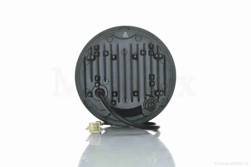 Фара мото діодна, кругла, D144, 2 режими, білий габарит #C23-BK-18L1, QT-037838