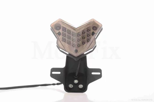 Стоп у зборі діодний без поворотів, скло тоноване, підсвічування номера +кронштейн #17 "LIPAI", QT-037902