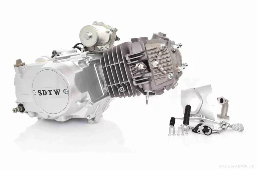 Двигун 1P56FMI 125cc, напівавтоматичний, алюмінієвий циліндр "SDTW" (Delta, Alpha, Pitbike), QT-038315