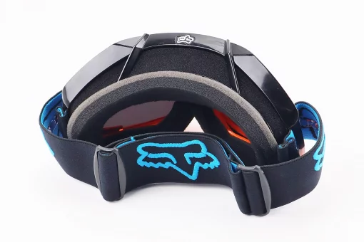 Очки кроссовые/эндуро/АТV, черно-оранжевые (зеркальное желтое стекло), FIX-210734