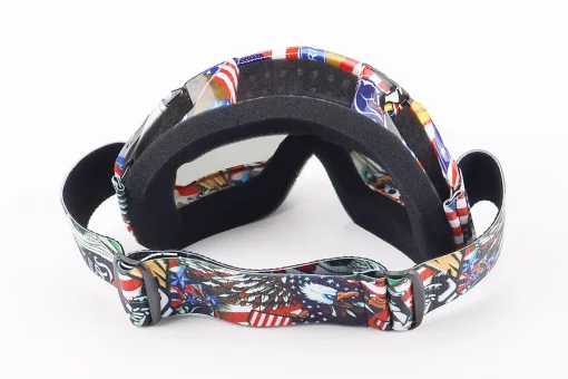 Очки кроссовые/эндуро/АТV, разноцветные (затемненное стекло), FIX-210737