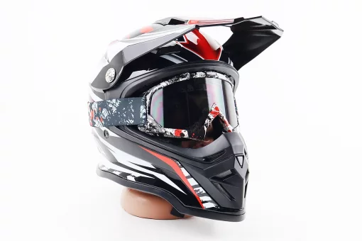 Очки кроссовые/эндуро/АТV, разноцветные (затемненное стекло), FIX-210739