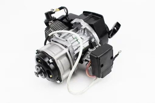 Двигатель для детского квадроцикла, минибайка с ЭЛЕКТРОСТАРТЕРОМ, 2Т 50cc, FIX-307122