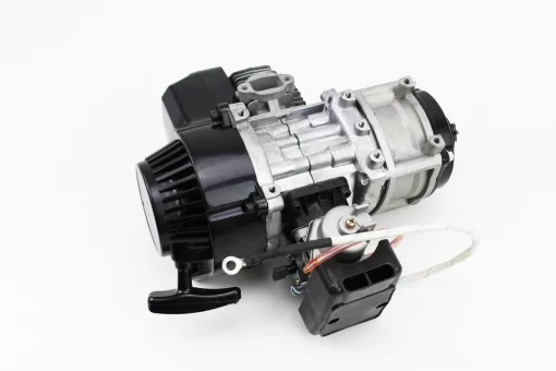 Двигатель для детского квадроцикла, минибайка с ЭЛЕКТРОСТАРТЕРОМ, 2Т 50cc, FIX-307122