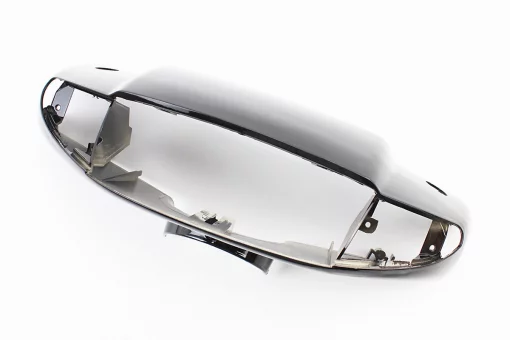 Suzuki LET'S-II пластик - керма переднє "голова" (під бараб. гальмо), ЧОРНЕ, FIX-997898