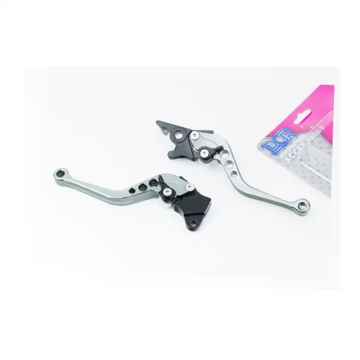 Рычаги руля к-кт TUNING с регулировкой нажатия (правый диск тормоз), графит, ЗЧ-СКУТЕР, YQ-337782
