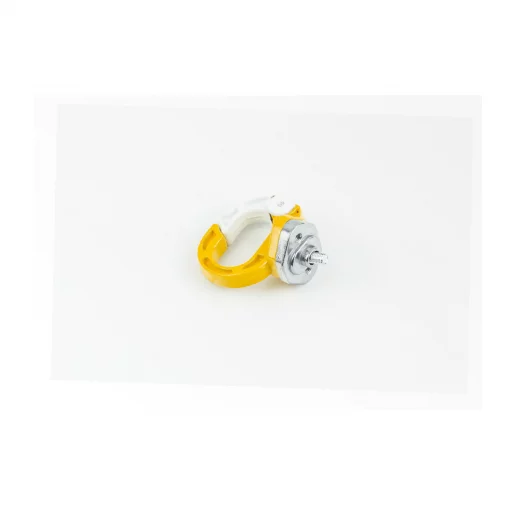 Крючок вещевой с карабином (метал) TUNING, жёлто-белый, РІЗНЕ, YQ-366001