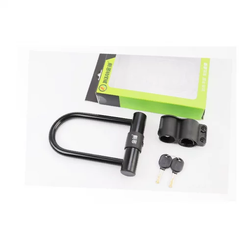 Замок противоугонный U-образный 120x180 (70х140)мм, толщина скобы 14мм под ключ, чёрный T603, ВЕЛОАКСЕСУАРИ, YQ-409772