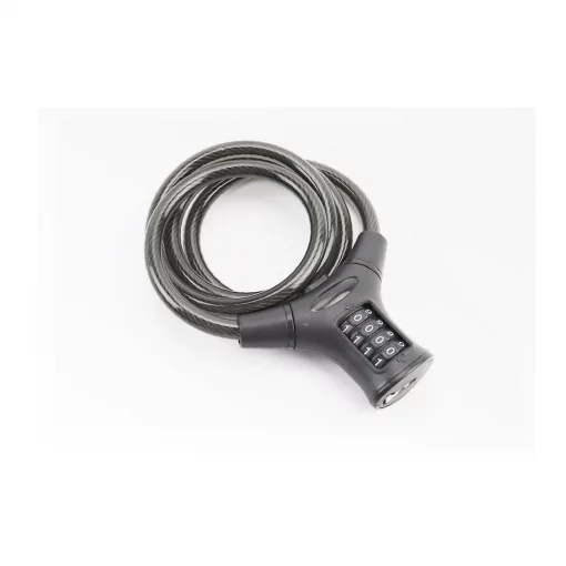 Замок противоугонный тросовый 1200х10мм с 4-х значным кодом, GK102.715, ВЕЛОАКСЕСУАРИ, YQ-409854