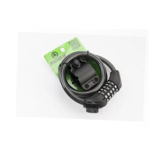 Замок противоугонный тросовый 1200х12мм с 5-и значным кодом, крепл. за трубу сидения, 507, ВЕЛОАКСЕСУАРИ, YQ-409826