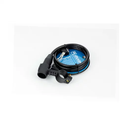 Замок противоугонный тросовый 1200х8мм под ключ, крепл. за трубу сидения, AGL-102, ВЕЛОАКСЕСУАРИ, YQ-409206