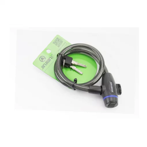 Замок протиугінний тросовий 650х12мм під ключ, 304, ВЕЛОАКСЕСУАРИ, YQ-409824