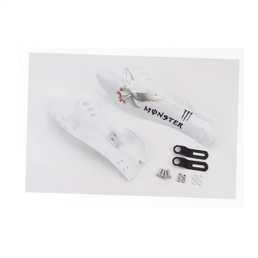 Защита для рук лев., прав. к-кт 2шт "MONSTER ENERGY", белый тип 2, РІЗНЕ, YQ-337032