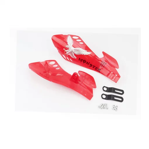 Защита для рук лев., прав. к-кт 2шт "MONSTER ENERGY", красный тип 2, РІЗНЕ, YQ-337035